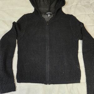 Streetwear Society Black Zip-Up Men's Sweater